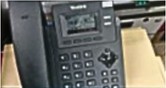 Office IP phone we installed for a tin mining company customer