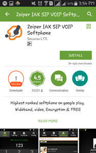 Zoiper Android App