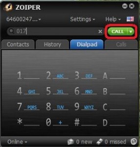 Zoiper Windows App