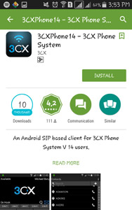 android 3cx phone