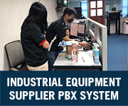 industrial equipment supplier pbx system