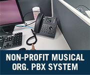 Non-Profit Musical Organization voip pbx system